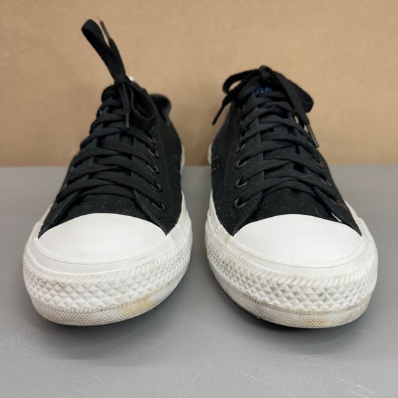 Converse Chuck Taylor All Star Unisex Black Low Top Shoes Mens 11 Womens 13 - Picture 3 of 8